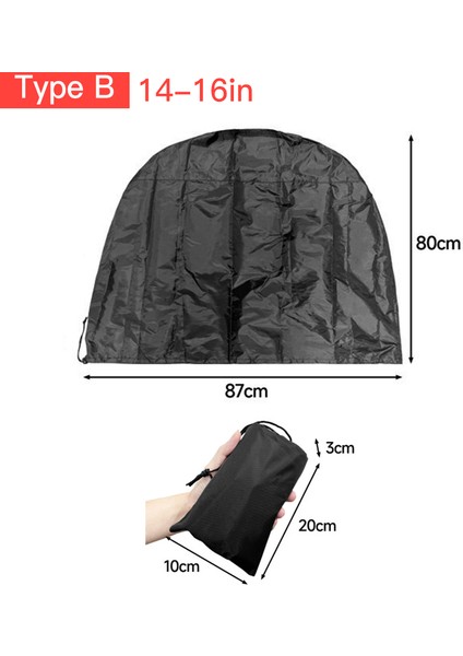 14 - 16 Inçlik Katlanabilir Bisiklet Için Taşınabilir Katlanabilir Bisiklet Yolculuk Çantası (Yurt Dışından) indirimleri