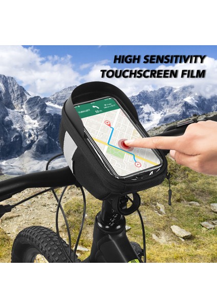 Dokunmatik Suya Dalı Bisiklet Cep Telefonu Çantası (Yurt Dışından) modelleri