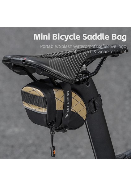 Su Geçirmez Bisiklet Sadel Tüp Çantası Hızlı Çözülebilen Bisiklet Aksesuarı (Yurt Dışından) fırsatları