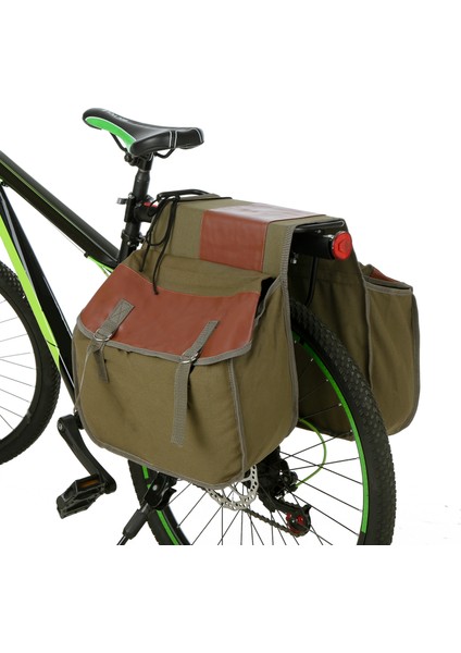 Bisiklet Arka Koltuk Çantası Çift Yan Çantası (Yurt Dışından)