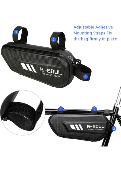 Su Geçirmez Bisiklet Üçgen Çantası Sert Kabuk (Yurt Dışından) modelleri