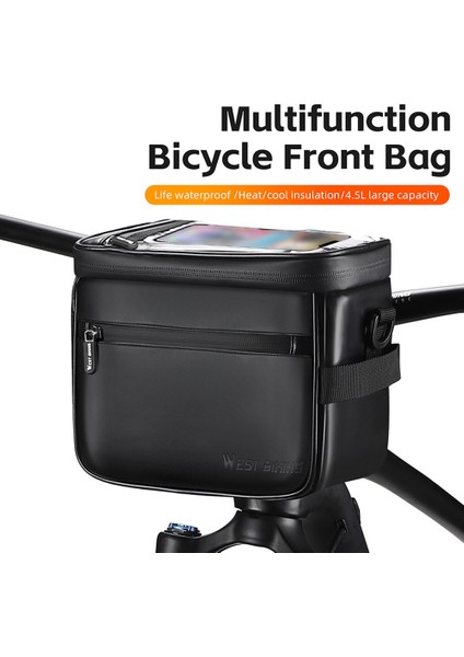 Çok Fonksiyonlu Bisiklet Sapa Çantası Su Geçirmez Isı Yalıtımlı (Yurt Dışından) indirimleri