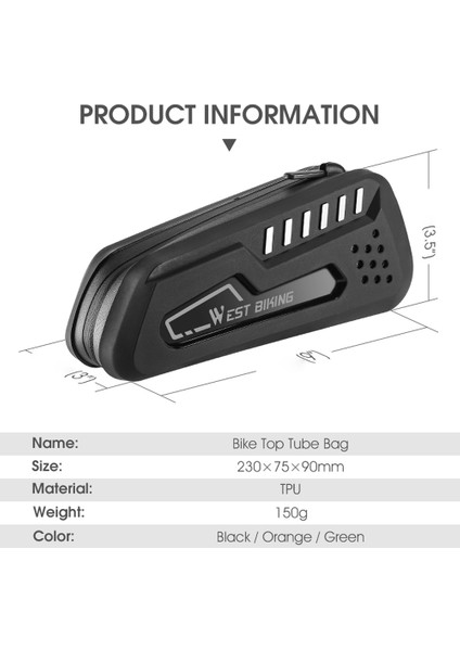 Suya Dalı Bisiklet Çerçeve Çantası Bisiklet Aksesuarı (Yurt Dışından) fiyatları
