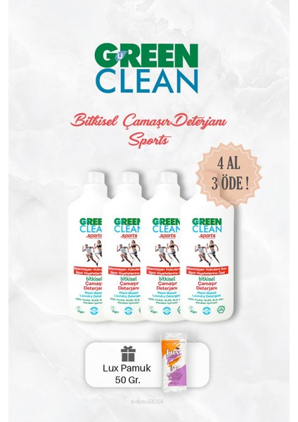 4 Al 3 Öde Bitkisel Çamaşır Deterjanı Sports 1000 ml