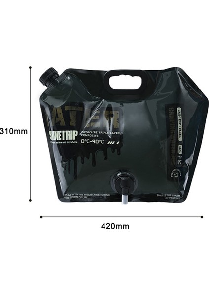 Açık Hava Kampı Taşınabilir Su Depolama Torbası Gıda Derecesi Malzeme Büyük Kapasiteli (Yurt Dışından) fiyatları