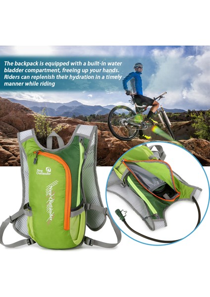 Yürüyüş, Koşu ve Bisiklet Sürüşü Için Nefes Veren Yansıtıcı Hidrasyon Sırt Çantası (Yurt Dışından) indirimleri