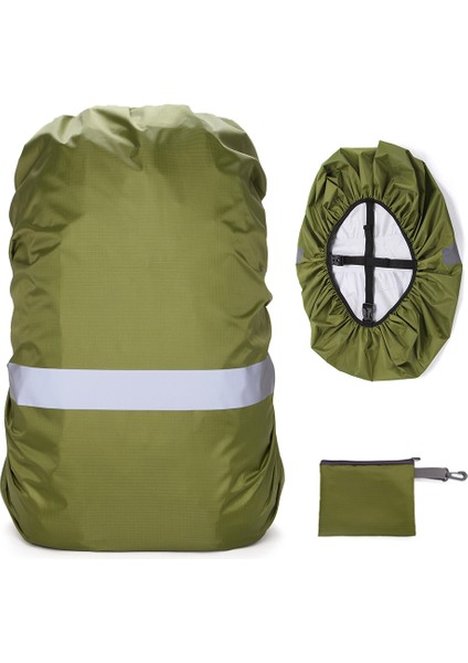 Bisiklet Için Yansıtıcı Şeritli Suya Dalı Sırt Çantası Kapağı (Yurt Dışından)