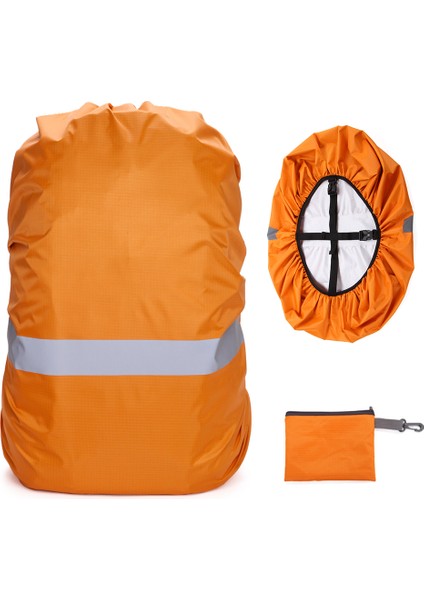 Bisiklet Için Yansıtıcı Şeritli Su Geçirmez Sırt Çantası Kapağı (Yurt Dışından)