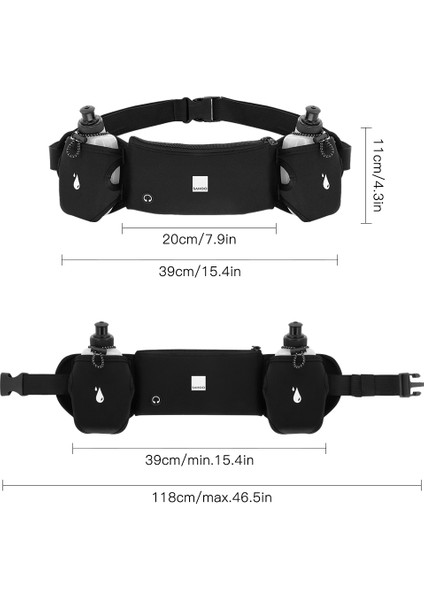 Çok Fonksiyonlu 2 Su Şişesi Ile Dış Sporları Için Bel Çantası (Yurt Dışından) indirimleri