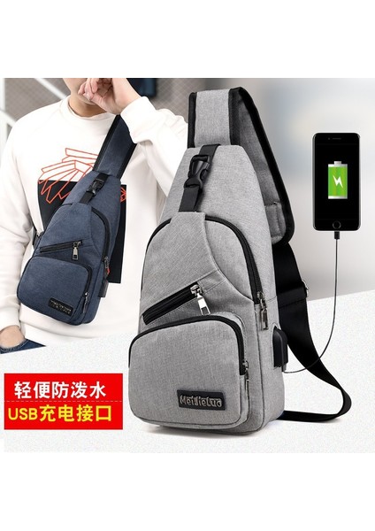 Erkeklerin Kumaş Yaka Çanta (Gölge Gri) (Yurt Dışından) indirimleri