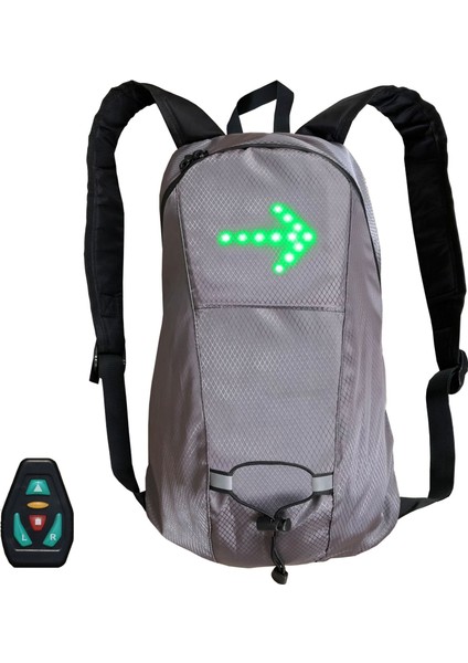 LED Bisiklet Yön Işareti 15L USB Şarj Edilebilir Su Geçirmez Paket (Yurt Dışından)