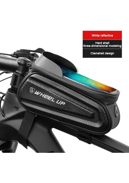 Bisiklet Ön Çerçeve Su Geçirmez Dokunmatik Ekranlı Çantaları (Yurt Dışından)