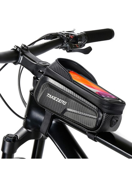 Su Geçirmez Bisiklet Telefon Takma Çantası Dokunmatik Tutucu ile (Yurt Dışından)
