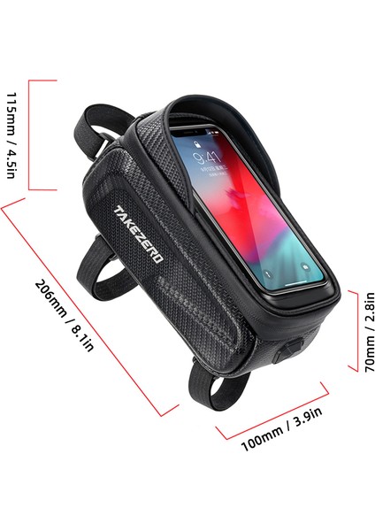 Su Geçirmez Bisiklet Telefon Takma Çantası Dokunmatik Tutucu ile (Yurt Dışından) modelleri