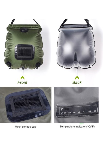 20L Daraltılabilir Su Torbası Taşınabilir Güneş Enerjili (Yurt Dışından) indirimleri