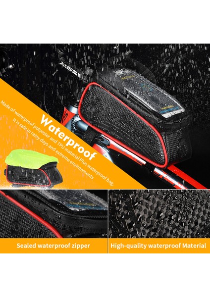 Mtb Yol Bisikleti Su Geçirmez Üst Tüp Bisiklet Çantası (Yurt Dışından) fırsatları