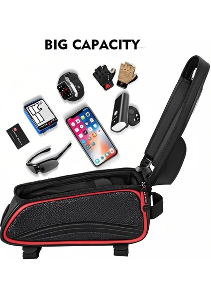 Mtb Yol Bisikleti Su Geçirmez Üst Tüp Bisiklet Çantası (Yurt Dışından) indirimleri