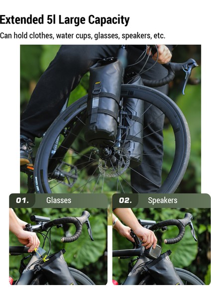 5l Su Geçirmez Çok Fonksiyonlu Bisiklet Çerçeve Çantası (Yurt Dışından) indirimleri