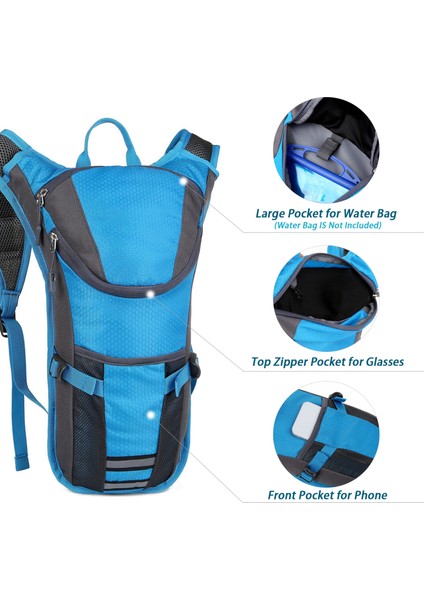 Yürüyüş ve Bisiklete Uygun Hidrasyonlu Neylon Sırt Çantası (Yurt Dışından) indirimleri