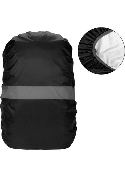 Bisiklet Sırt Çantası Kapağı Yansıtıcı Şeritli Su Geçirmez (Yurt Dışından)