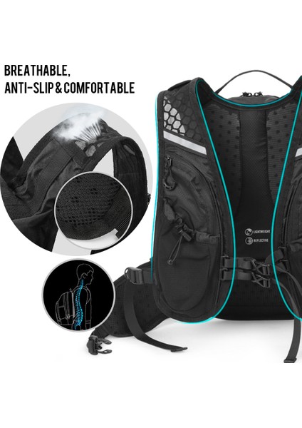 15L Outdoor Koşu Sırt Çantası Ultra Hafif ve Nefes Alan (Yurt Dışından) indirimleri