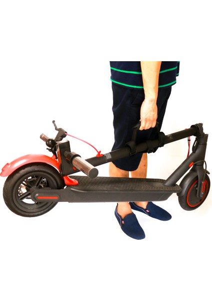 El Taşıma Kuşağı Elektrikli Scooter Katlanabilir Bisiklet 2,0 Inç Direk (Yurt Dışından) indirimleri