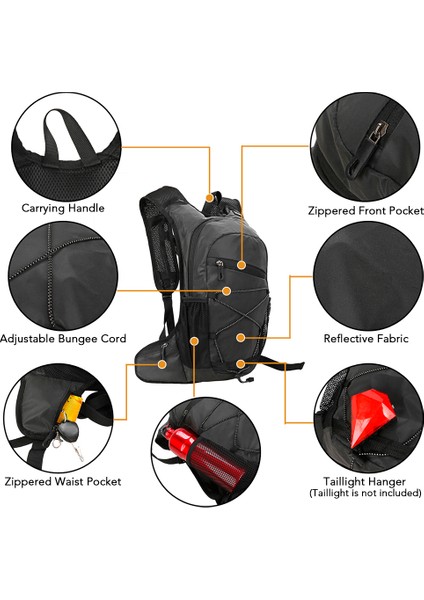 8l Yüksek Görünürlükte Yansıtıcı Bisiklet Su Deposu Çantası (Yurt Dışından) fırsatları