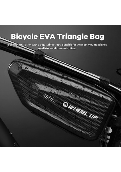 Wheel Up Bisiklet Ön Çerçeve Çantası Sert Kabuklu Su Geçirmez (Yurt Dışından) indirimleri