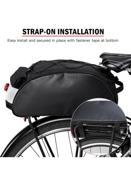 10L Su Geçirmez Bisiklet Raketi Çantası Omuzla Taşınabilir (Yurt Dışından) fiyatları