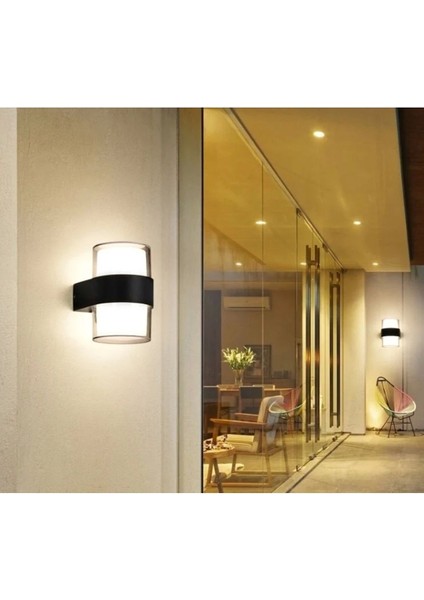 12W Sıva Üstü LED Aplik Günışığı, Beyaz, Modern ve Şık, Cam, E14 Duy, Aydınlatma fiyatları