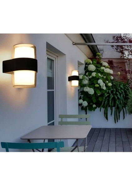 12W Sıva Üstü LED Aplik Günışığı, Beyaz, Modern ve Şık, Cam, E14 Duy, Aydınlatma modelleri