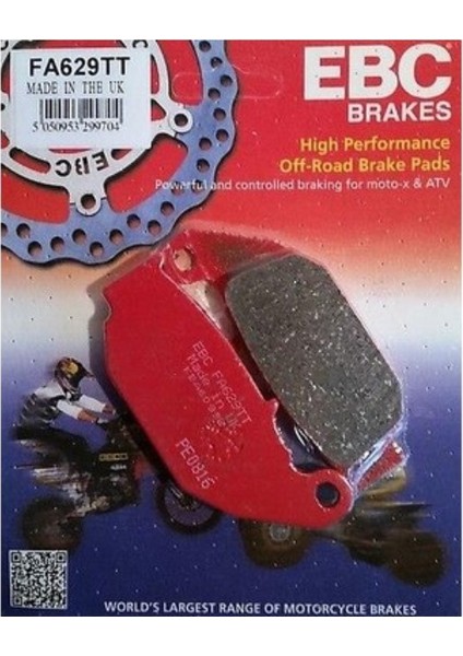 Honda Cb 250 R Ebc Cross Yarı Sinter Arka Fren Balata