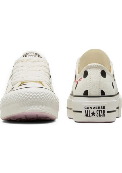 A10689C Chuck Taylor All Star Lift Ayakkabı Krem fırsatları