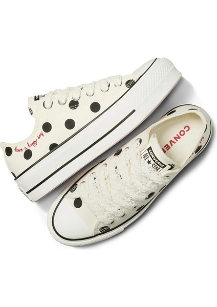 A10689C Chuck Taylor All Star Lift Ayakkabı Krem indirimleri