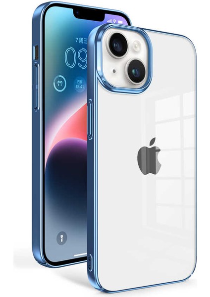 Apple iPhone 14 Plus Kılıf Rntc Sun Kapak-Mavi Açık