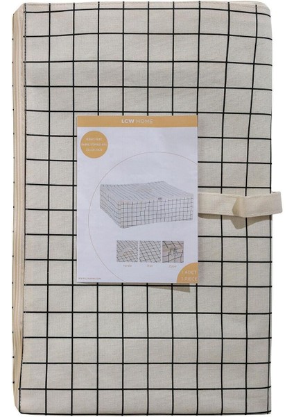 Fermuarlı Kumaş Hurç 50 x 50 x 18 cm fırsatları