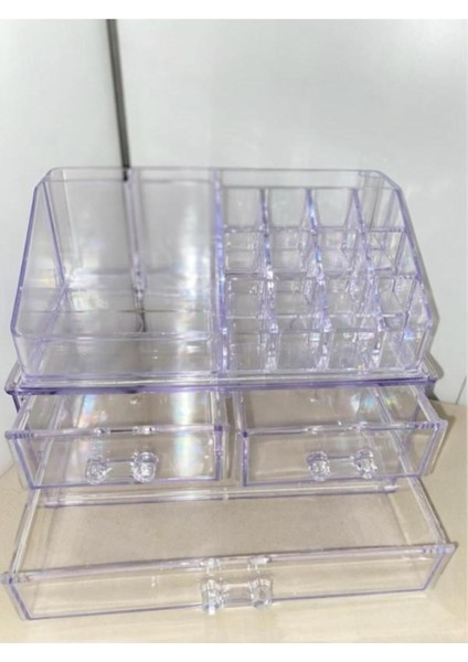 3 Çekmeceli Makyaj Düzenleyici Organizer Set