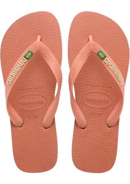 Havaıanas Brasil Logo Dark Brown Parmak Arası Terlik 4110850-9259