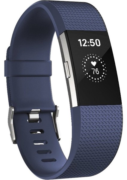 Fıt Charge 2 Için Kare Desenli Askı, 10,5x8,5cm Aurora Mavisi (Yurt Dışından)