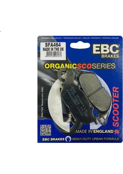 Yamaha Ybr 125 Ebc Organik Ön Fren Balata