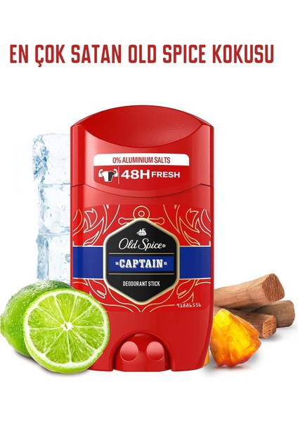 Whitewater & Captain Stick Roll-On Men/erkek Deodorant 50ML (Karma 6 Lı Set)