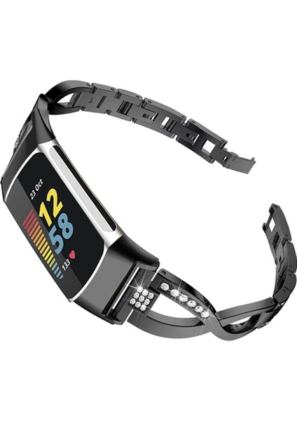 Fit Charge 3/4 Siyah Için Metal Saat Bandı (Yurt Dışından) fiyatları