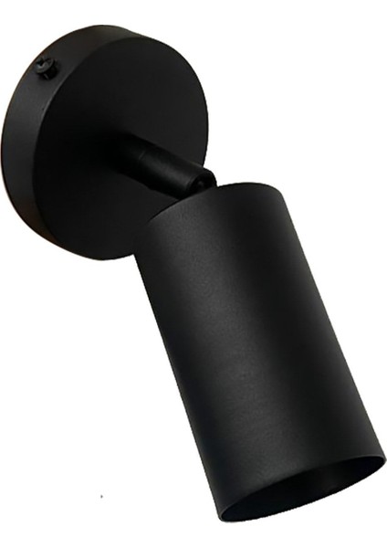 Şık Siyah İç Mekan Aplik, Metal, GU10, Mutfak, Ofis, Otel, Cafe Dekorasyonu