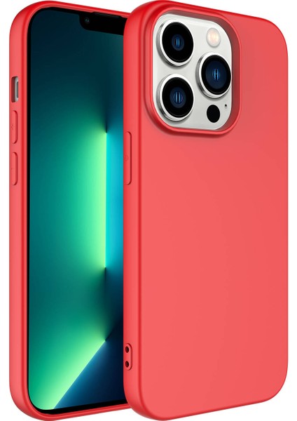 Apple iPhone 14 Pro Kılıf Rntc Lsr Laaakan Kapak-Kırmızı