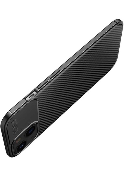 Apple iPhone 13 Mini Kılıf Rntc Negro Silikon Kapak-Siyah