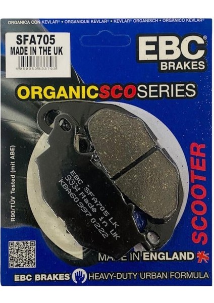 Yamaha Mt-25 Ebc Ebc Organik Ön Fren Balata