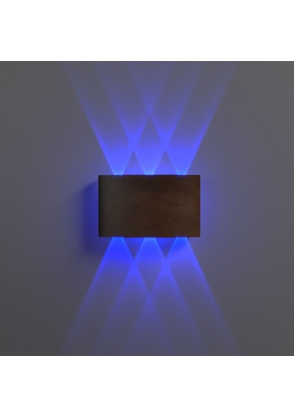 Mavi LED Dekoratif Işık, İç-Dış Mekan, Modern, Süzmeli, Estetik, Plastik, G9 Duy, Metalik Renk