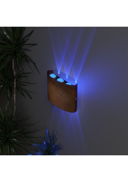 Mavi LED Dekoratif Işık, İç-Dış Mekan, Modern, Süzmeli, Estetik, Plastik, G9 Duy, Metalik Renk fırsatları