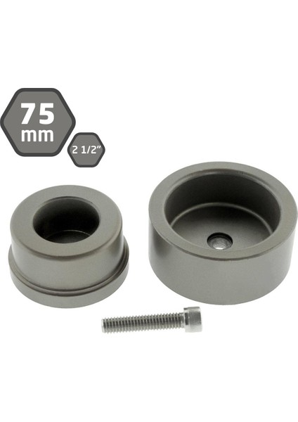 Pprc Plastik Boru Kaynak Makinası Pafta Lokma 75 mm (2 1/2")