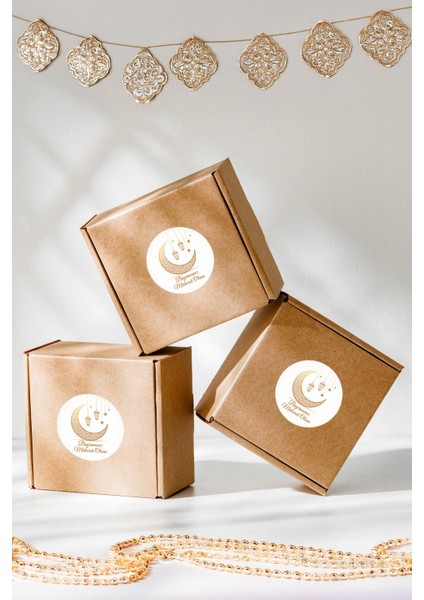 Iyi Bayramlar Stickerı 48 Adet Hediye Paketi Bayram Tebrik Stickerı Sudan Etkilenmez Folyo modelleri